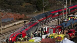 Accidente Tren Córdoba España. Imagen cortesía Javier Prunera