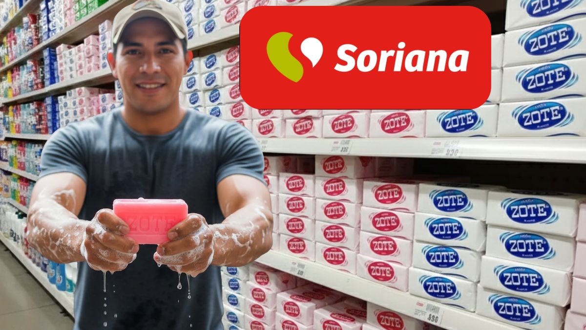 Soriana remata jabones Zote. Gemini IA