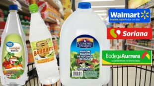 Walmart, Bodega Aurrera, Soriana. Precios vinagre