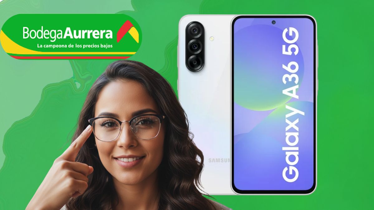 Bodega Aurrera remata Samsung Galaxy A36 5G. Imagen marca y Gemini IA