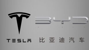 Tesla vs BYD. Imagen Marcas
