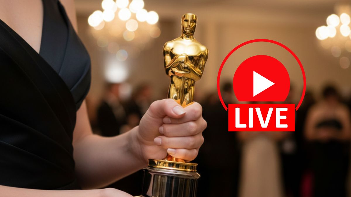 Oscars en vivo link. Imagen Gemini IA, Canva