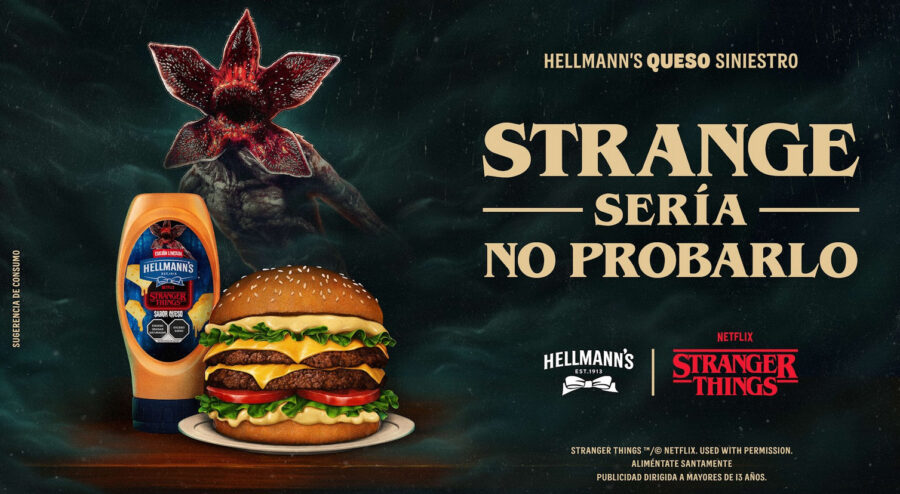 Cobranding de Hellmann's y Netflix. Foto: Cortesía Hellmann's