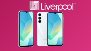 Liverpool remata Samsung Galaxy A16. Imagen cortesía marcas.