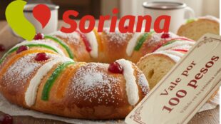 Rosca de Reyes Soriana. Imagen Gemini IA