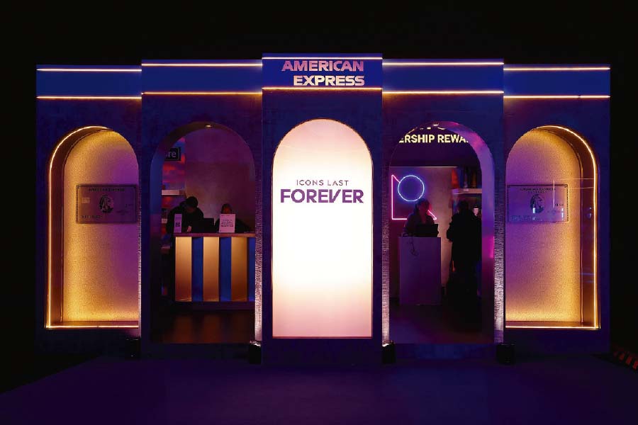 Icons Last Forever, la experiencia creada para celebrar los 40 años de American Express Platinum. Foto: Cortesía Matraka.