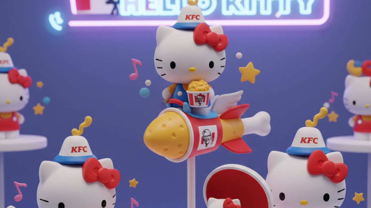 Hello Kitty KFC. Imagen Gemini IA