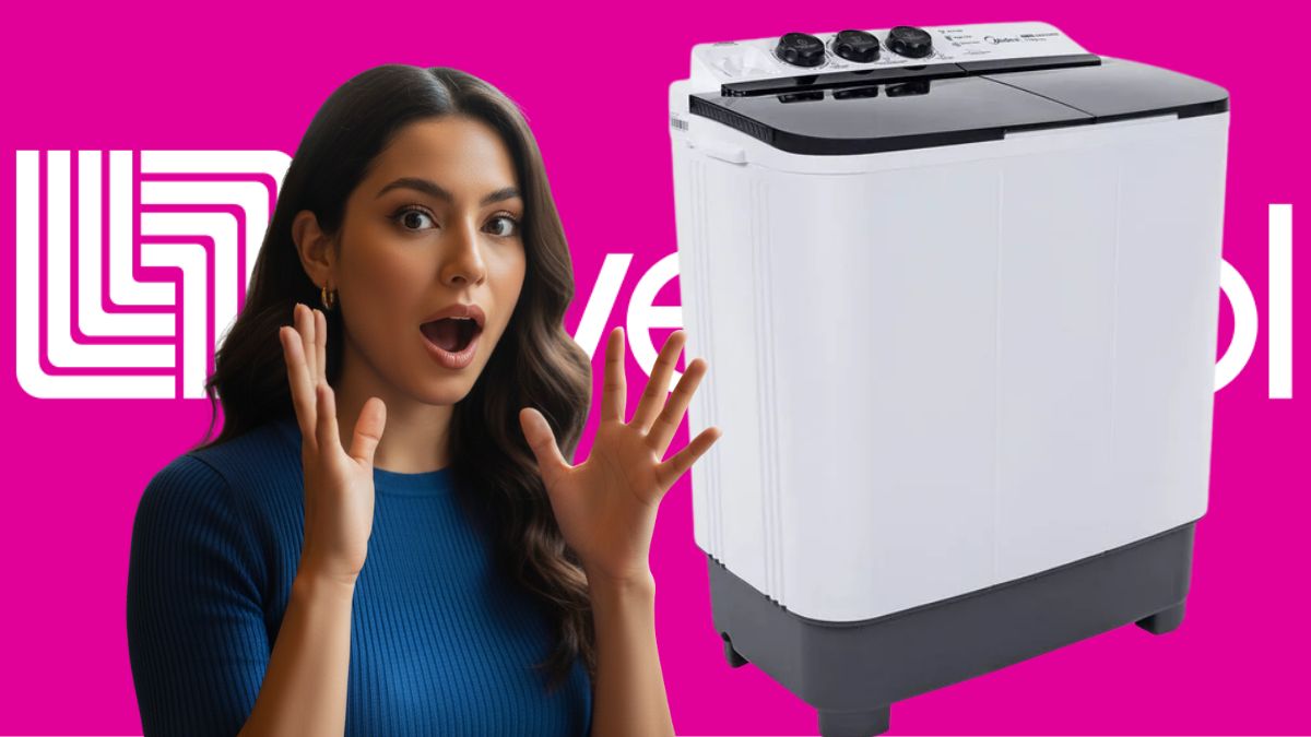Lavadora Midea descuento Liverpool . Arte Merca2.0