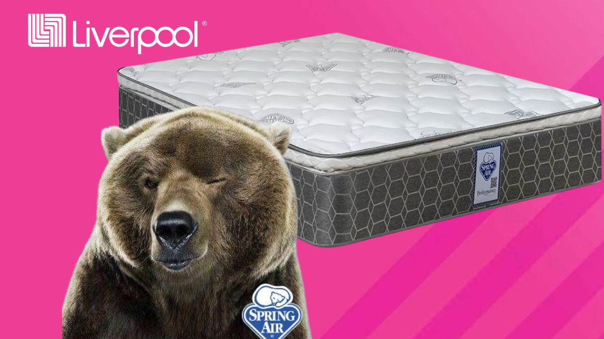 Liverpool descuento colchón matrimonial Spring Air. Arte Merca2.0