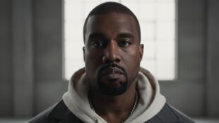 Kanye West en concierto México. Imagen con Gemini IA