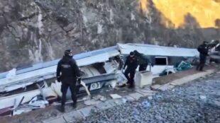 Accidente Tren Córdoba España. Imagen cortesía La Gaceta