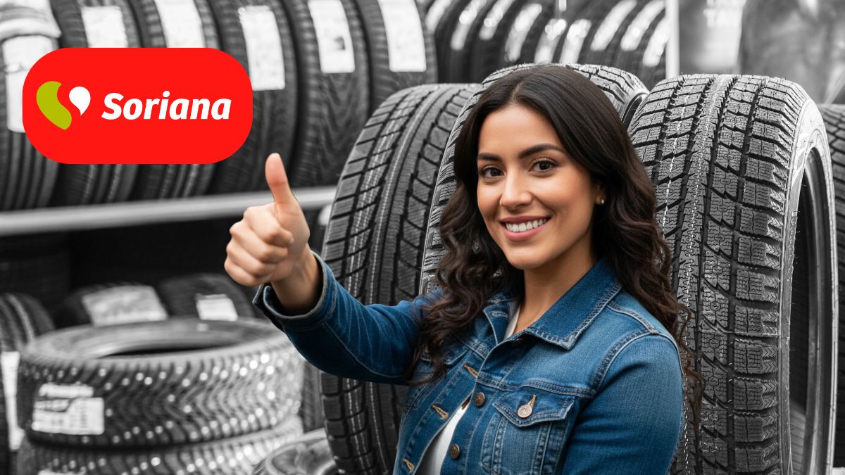 Soriana remata llantas 3x2. Imagen Canva, Gemini IA
