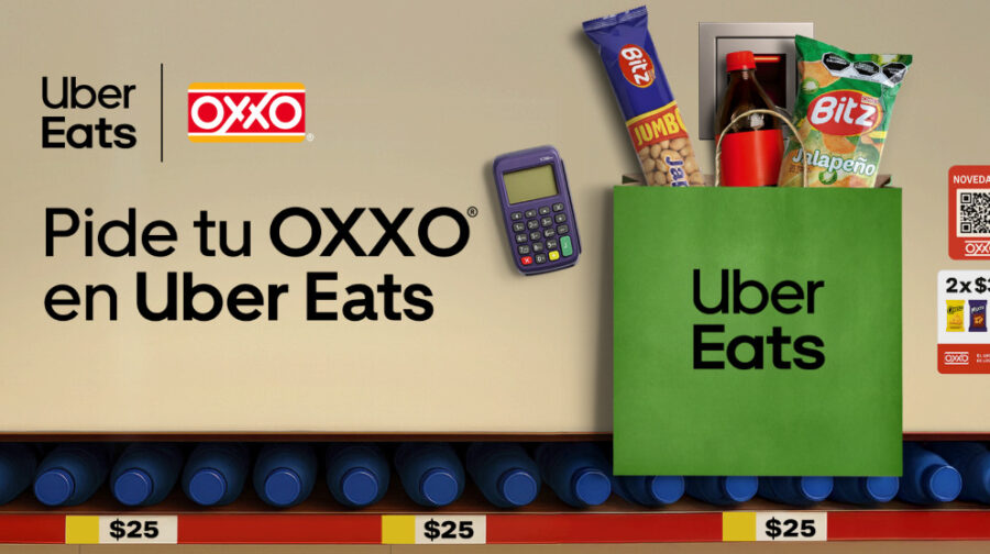 OXXO llega a Uber Eats. Foto: Cortesía Uber Eats México
