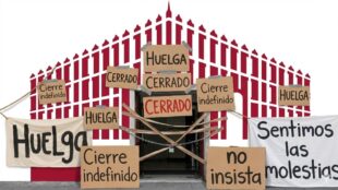 Monte de Piedad en Huelga en Cuesta de enero. Imagen Gemini IA