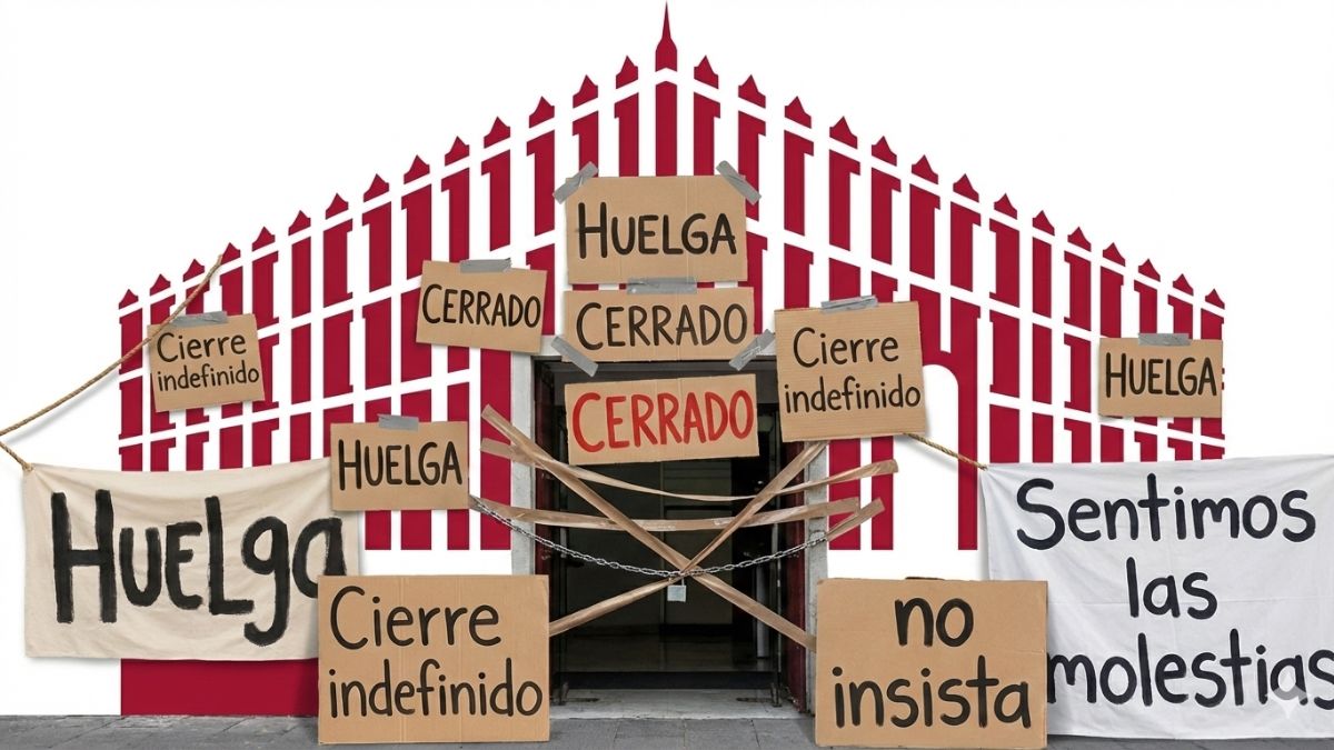 Monte de Piedad en Huelga en Cuesta de enero. Imagen Gemini IA