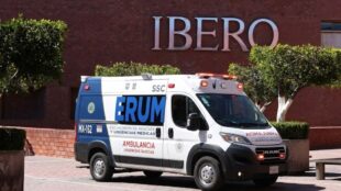 Accidente en la Ibero. Imagen de redes sociales (1)