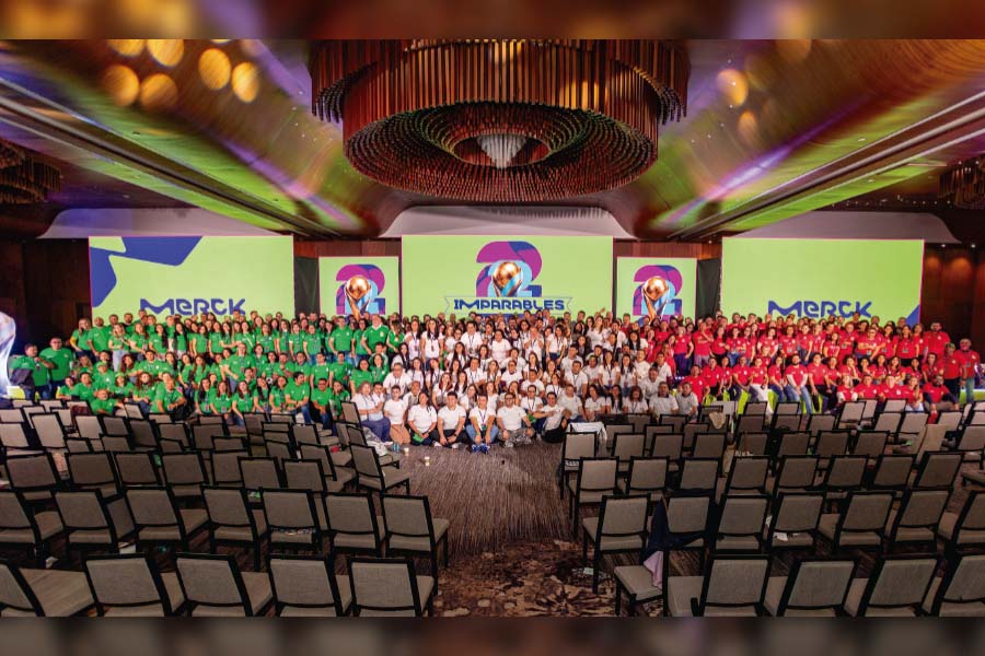 Merck, de la mano de Bungaloo Studio, reunió a 320 colaboradores en Cancún. Foto: Cortesía Bungaloo.
