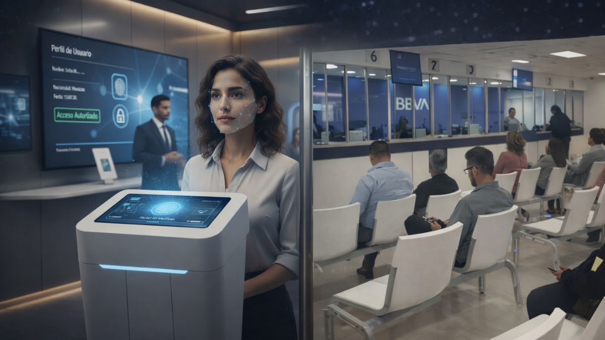 CURP biométrica Bancos México. Imagen Gemini IA