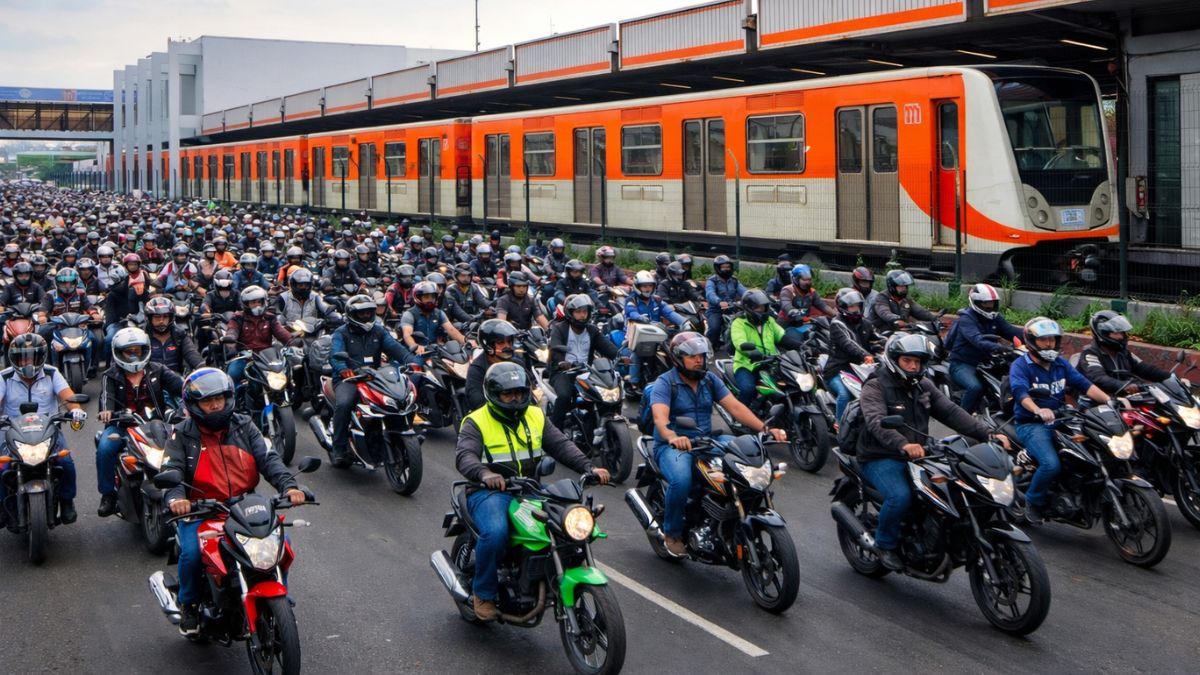 Metro CDMX y Motocicletas.