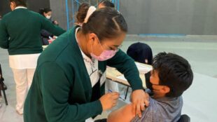Sarampión módulos Edomex. Foto IMSS