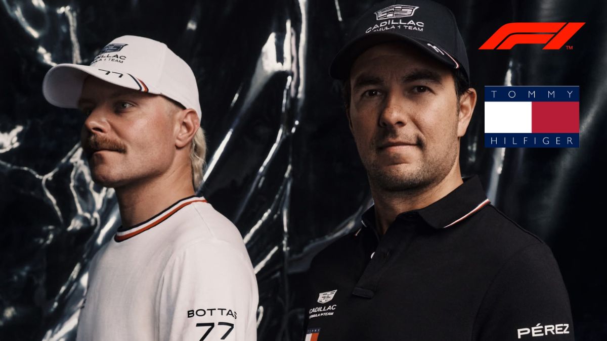 Checo Pérez Cadillac Fórmula 1 x Tommy Hilfiger. Cortesía de la marca