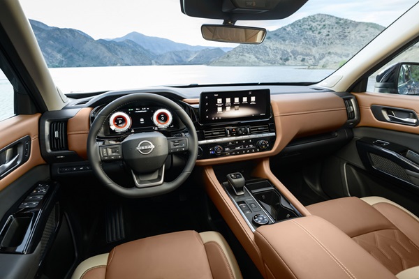 Nissan Pathfinder 2026 interiores. Foto: Cortesía Nissan.