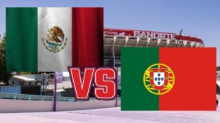 México vs Portugal. Imagen Informabtl y Canva