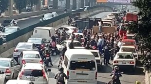 Bloqueo de Periférico, altura Naucalpan