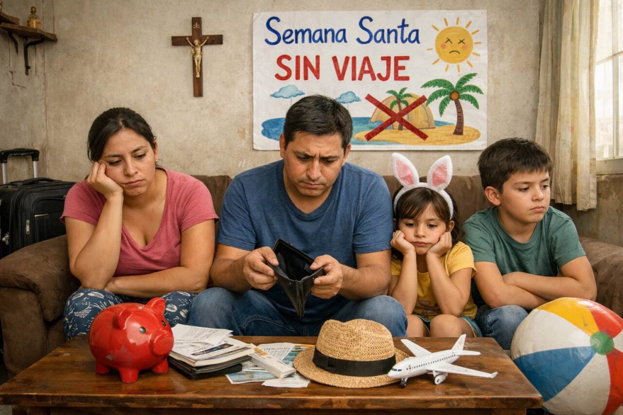 Semana Santa inacanzable por el gasto que sube esrte año. Foto: IA.