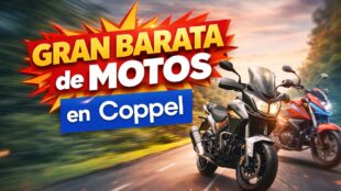 Motos en Coppel. Imagen IA y marca