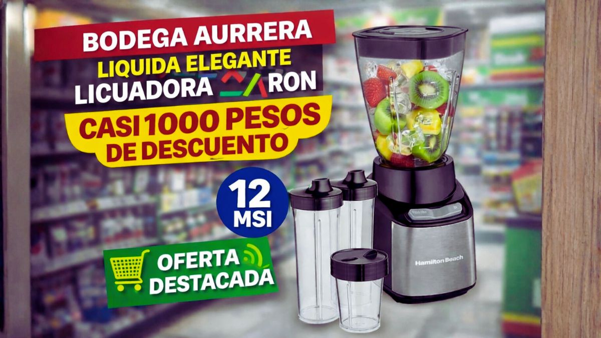 Bodega Aurrera remata licuadora Hamilton (1)