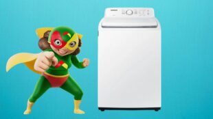 Bodega Aurrera remata lavadora Samsung 22 kg. Imagen marca