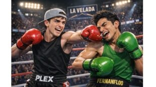 Velada 2026 Plex vs Fernanfloo. Imagen IA