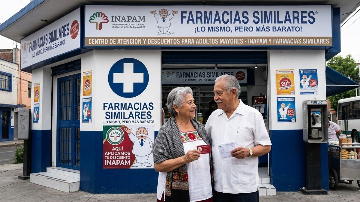 Inapam y Farmacias Similares unen fuerza por adultos mayores. IA