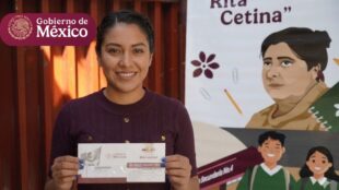 Beca Rita Cetina del Gobierno de México.