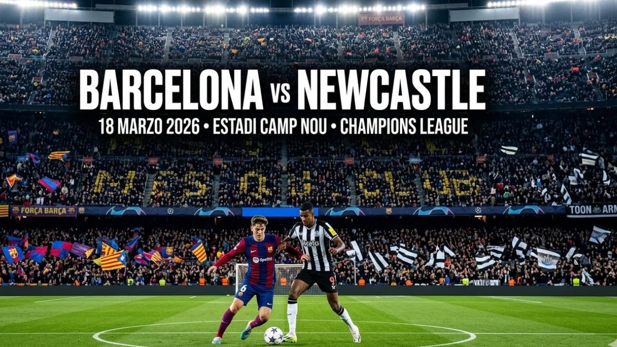 Barcelona vs Newcastle. Imagen IA