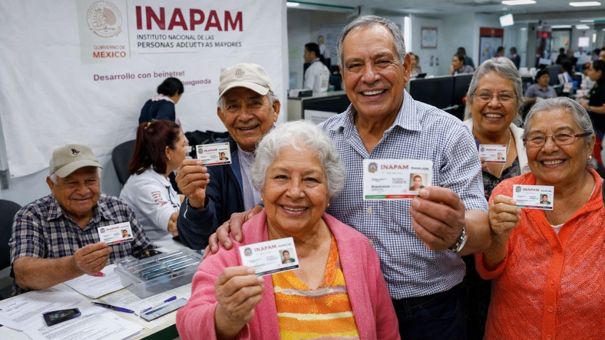 INAPAM gobierno de México. Imagen con IA