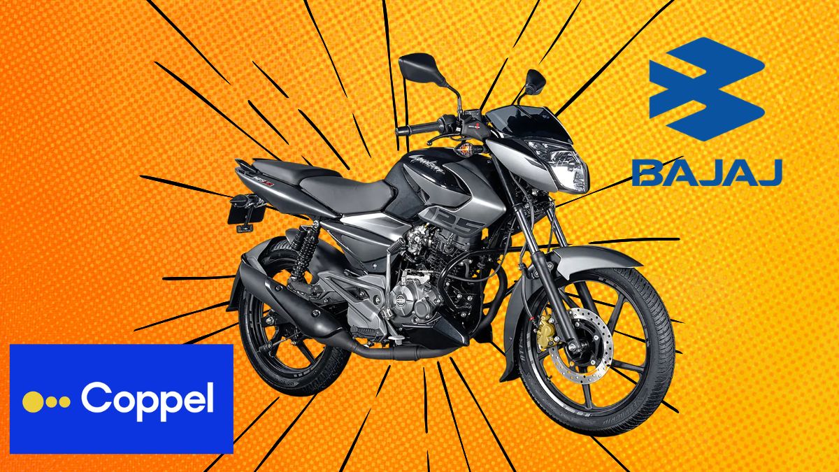 Coppel remata moto Bajaj 125. Imagen marcas, Canva