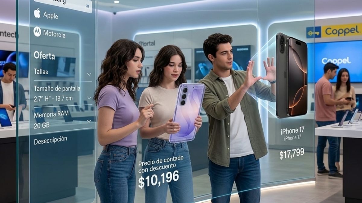 Coppel remata celulares. Imagen IA