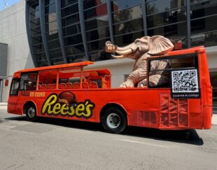 Reese’s lanza el Reese’s Bus en CDMX. Foto: Cortesía Reese’s.