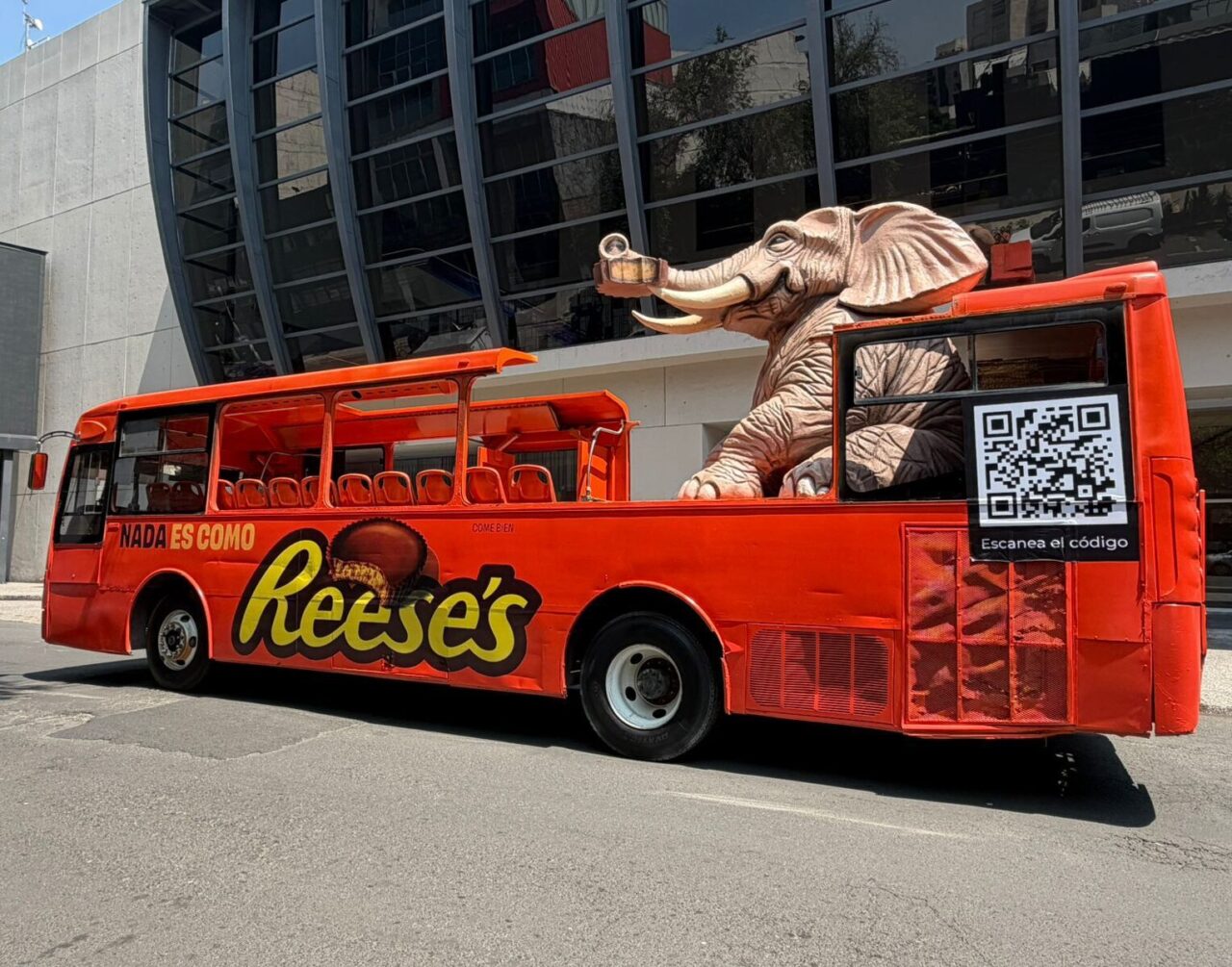 Reese’s lanza el Reese’s Bus en CDMX. Foto: Cortesía Reese’s.