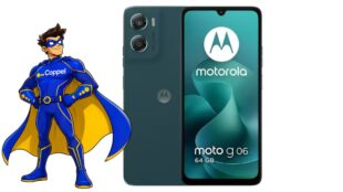 Moto G06. Imagen marca, Canva, IA