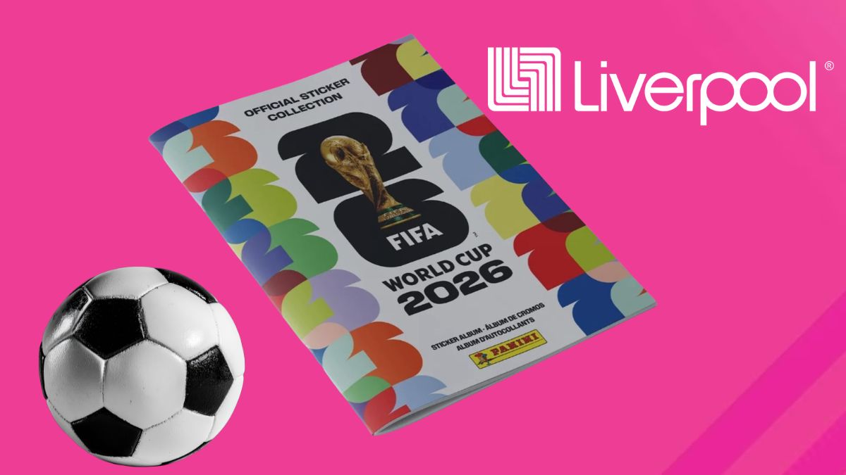 Liverpool lanza álbum Panini. Imagen marcas