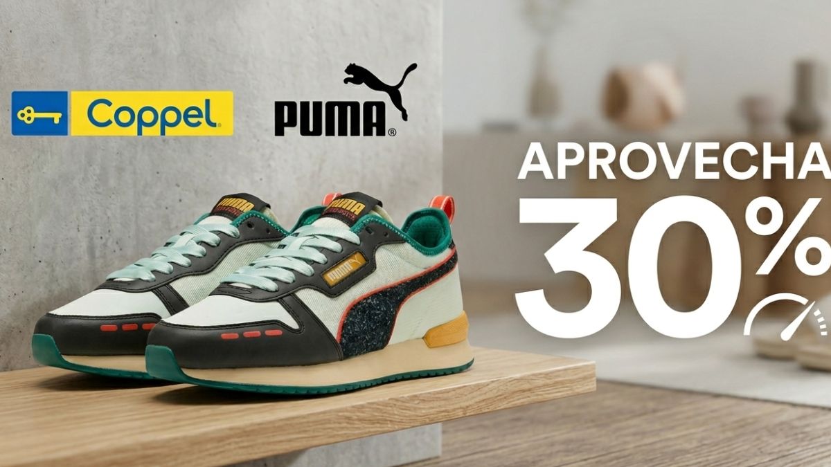 Coppel lanza 30% descuento en Puma. Imagen IA