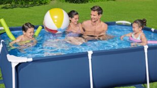 Alberca rectangular Coppel. Imagen marca