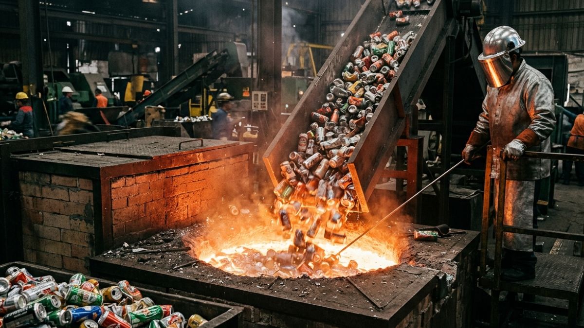 Latas de aluminio. Imagen InformaBTL con IA