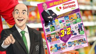 Julio Regalado lanza folleto 3x2. Imagen Canva, Gemini IA, marca