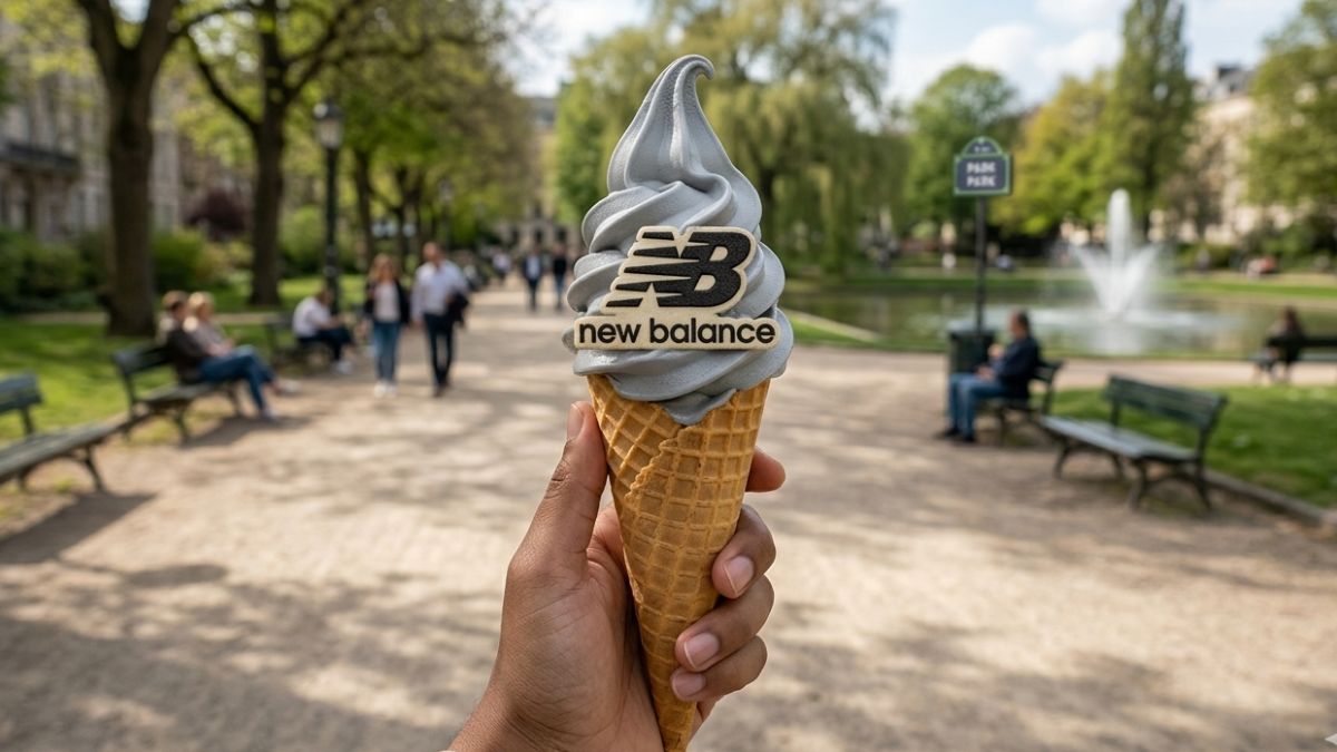 New Balance lanza helado gris en honor a sus tenis clásicos. Imagen IA