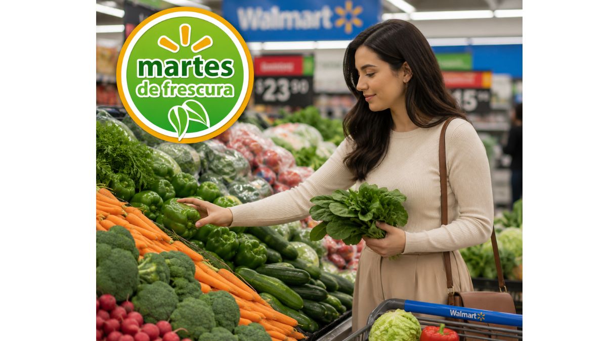 Walmart Martes de Frescura. Imagen IA