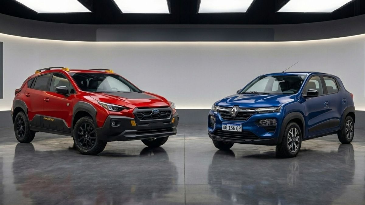 Subaru vs Renault. Imagen marcas, IA
